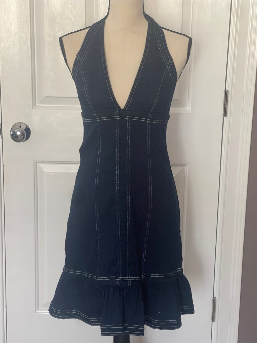 Anthropologie  PILCRO Jean Halter Dress